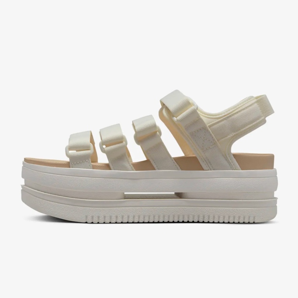 Nike Icon Classic Sandal Womens Platform Sandals Sail Sz 12 DH0224-101